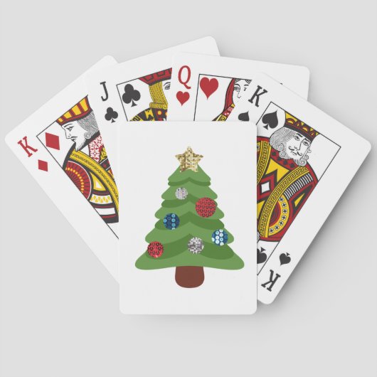 Jeu De Cartes arbre de noël émoji (dos)