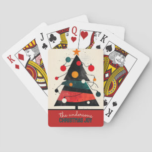 Jeu De Cartes Arbre de Noël personnalisable