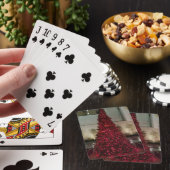 Jeu De Cartes Arbre de Noël rouge - NYC (In Situ)