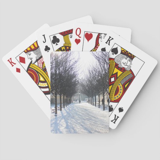 Jeu De Cartes Arbre d'hiver à Prague (République Tchèque) (dos)