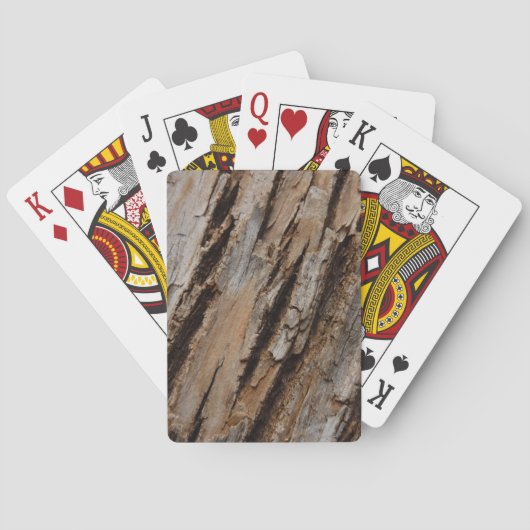 Jeu De Cartes Arbre écorce I Abstrait naturel texturé (dos)