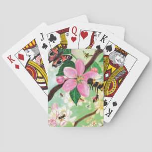 Jeu De Cartes Arbres en fleurs pour abeilles et autres pollinisa