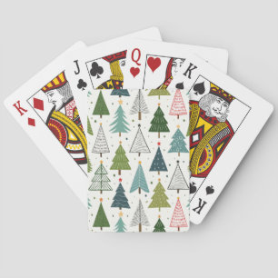 Jeu De Cartes Arbres rétro