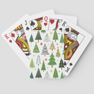 Jeu De Cartes Arbres rétro