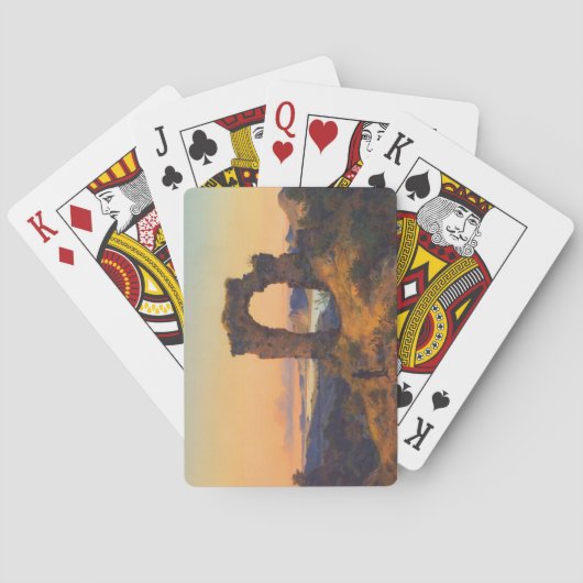 Jeu De Cartes Arc de Roland (par Andreas Achenbach) (dos)