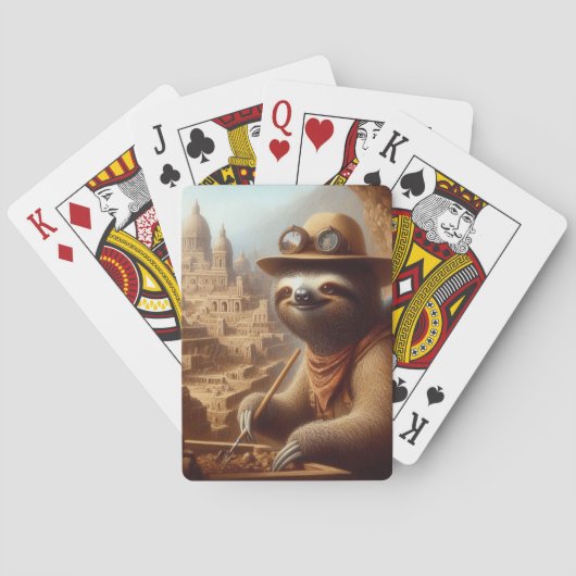 Jeu De Cartes Archéologue Sloth (dos)