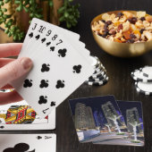 Jeu De Cartes Architecture de Dubaï la nuit (In Situ)