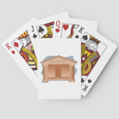Jeu De Cartes Architecture de musée classique (dos)