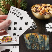Jeu De Cartes Architecture Déco La Nuit (In Situ)