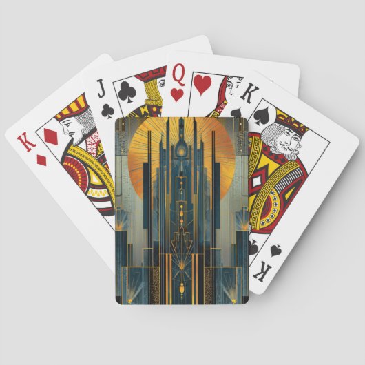 Jeu De Cartes Architecture Déco La Nuit (dos)