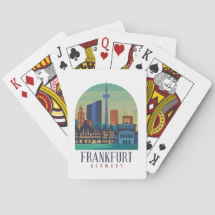 Jeu De Cartes Architecture Skyline de Francfort-Allemagne