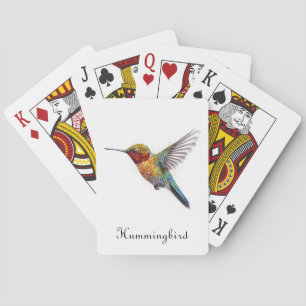 Jeu De Cartes Arcs-en-ciel : L'art des colibris, personnalisé