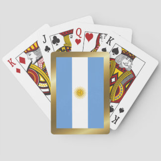 Jeu De Cartes Argentine Drapeau Jouer des cartes