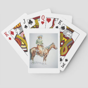 Jeu De Cartes Arizona Cowboy, 1901 (crayon sur papier)