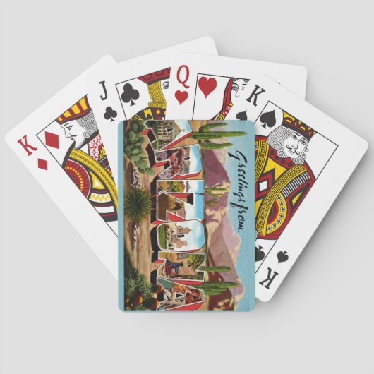 Jeu De Cartes Arizona Greeting Playing Cards (dos)