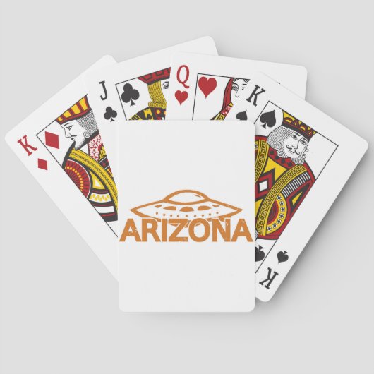Jeu De Cartes Arizona UFO (dos)