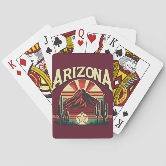 Jeu De Cartes Arizona vintage (dos)
