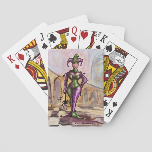 Jeu De Cartes Arlequin (dos)