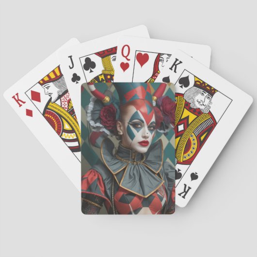 Jeu De Cartes Arlequin (dos)