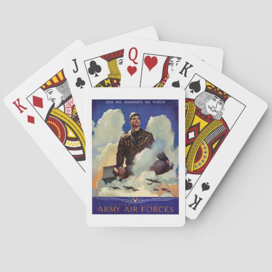 Jeu De Cartes Armée de l'air (dos)