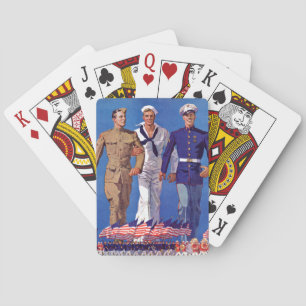Jeu De Cartes Armée, marine et marines