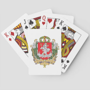 Jeu De Cartes Armoiries de Vilnius, Lituanie Jouer aux cartes