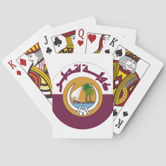 Jeu De Cartes Armoiries du Qatar (dos)