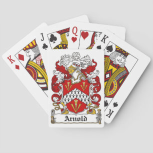 Jeu De Cartes Arnold Family Crest Playing Cards