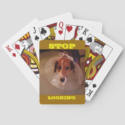 Jeu De Cartes Arrêtez de regarder. (dos)