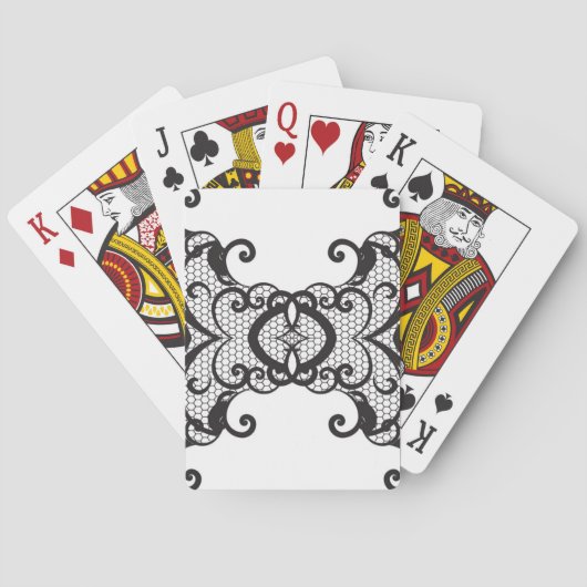 Jeu De Cartes Arrière - plan 2 de dentelle (dos)