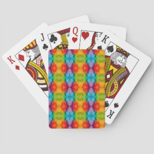 Jeu De Cartes Arrière-plan Cloud Watercolor Art