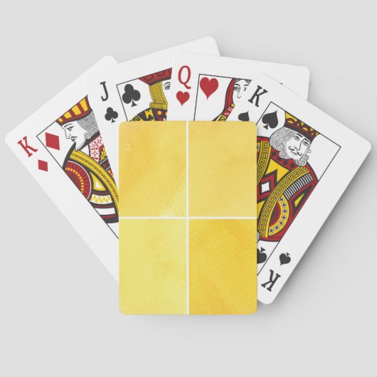 Jeu De Cartes arrière - plan coloré d'aquarelle pour le votre (dos)