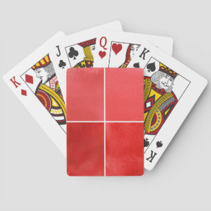 Jeu De Cartes arrière - plan couleur d'aquarelle pour vos 7