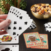 Jeu De Cartes Arrière - plan d'aliments de préparation rapide (In Situ)