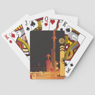 Jeu De Cartes Arrière - plan de demi-teinte technique 2