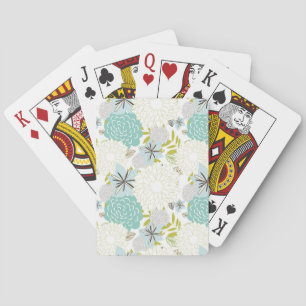 Jeu De Cartes Arrière - plan floral