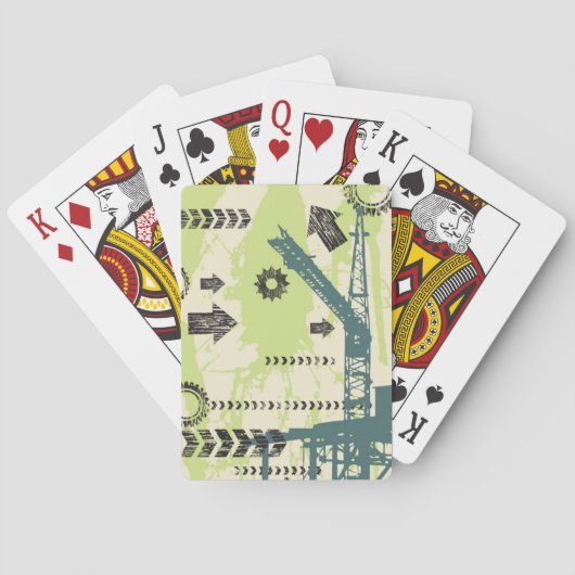 Jeu De Cartes arrière - plan high-tech Abstrait (dos)