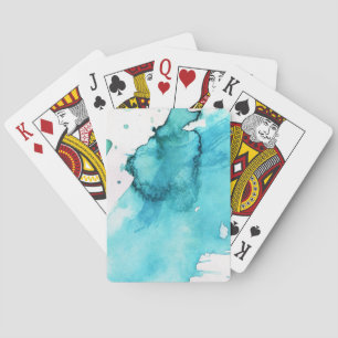 Jeu De Cartes Arrière - plan peint à la main 2 d'aquarelle