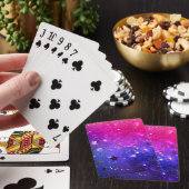 Jeu De Cartes Arrière - plan rose brillant (In Situ)