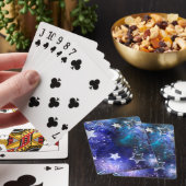 Jeu De Cartes Arrière - plan spatial avec étoiles (In Situ)