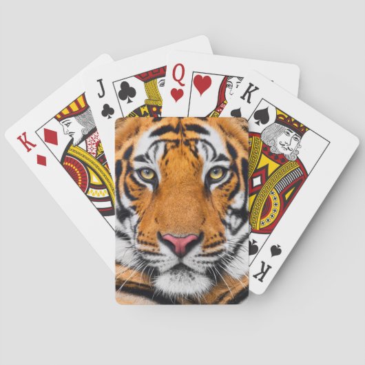 Jeu De Cartes Arrière - plan Tiger Face (dos)