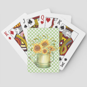 Jeu De Cartes Arrosoir Tournesols 