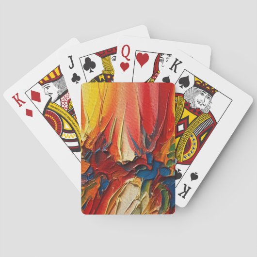 Jeu De Cartes Art Abstrait (dos)