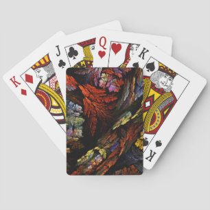 Jeu De Cartes Art abstrait d'harmonie des couleurs