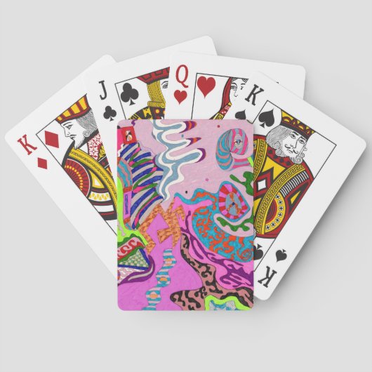 Jeu De Cartes Art Abstrait "Expression fantastique" (dos)