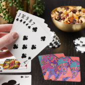 Jeu De Cartes Art Abstrait "Lune Crashers" (In Situ)