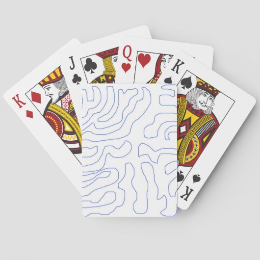 Jeu De Cartes art abstrait moderne (dos)