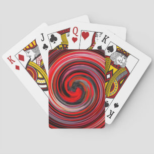 Jeu De Cartes Art abstrait moderne en spirale