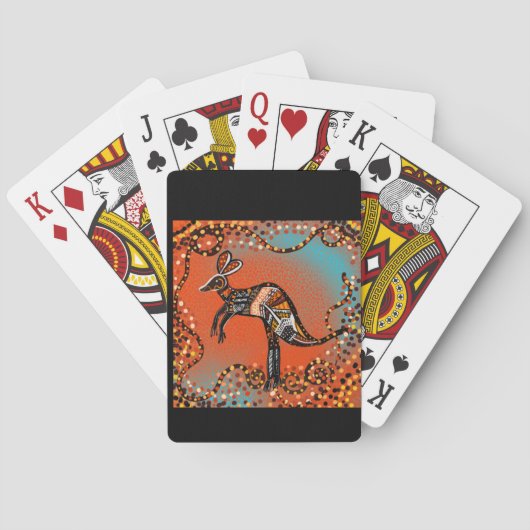 JEU DE CARTES ART AUSTRALIEN (dos)
