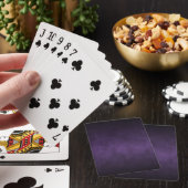 Jeu De Cartes Art de fond Violet Gothic Ombre (In Situ)
